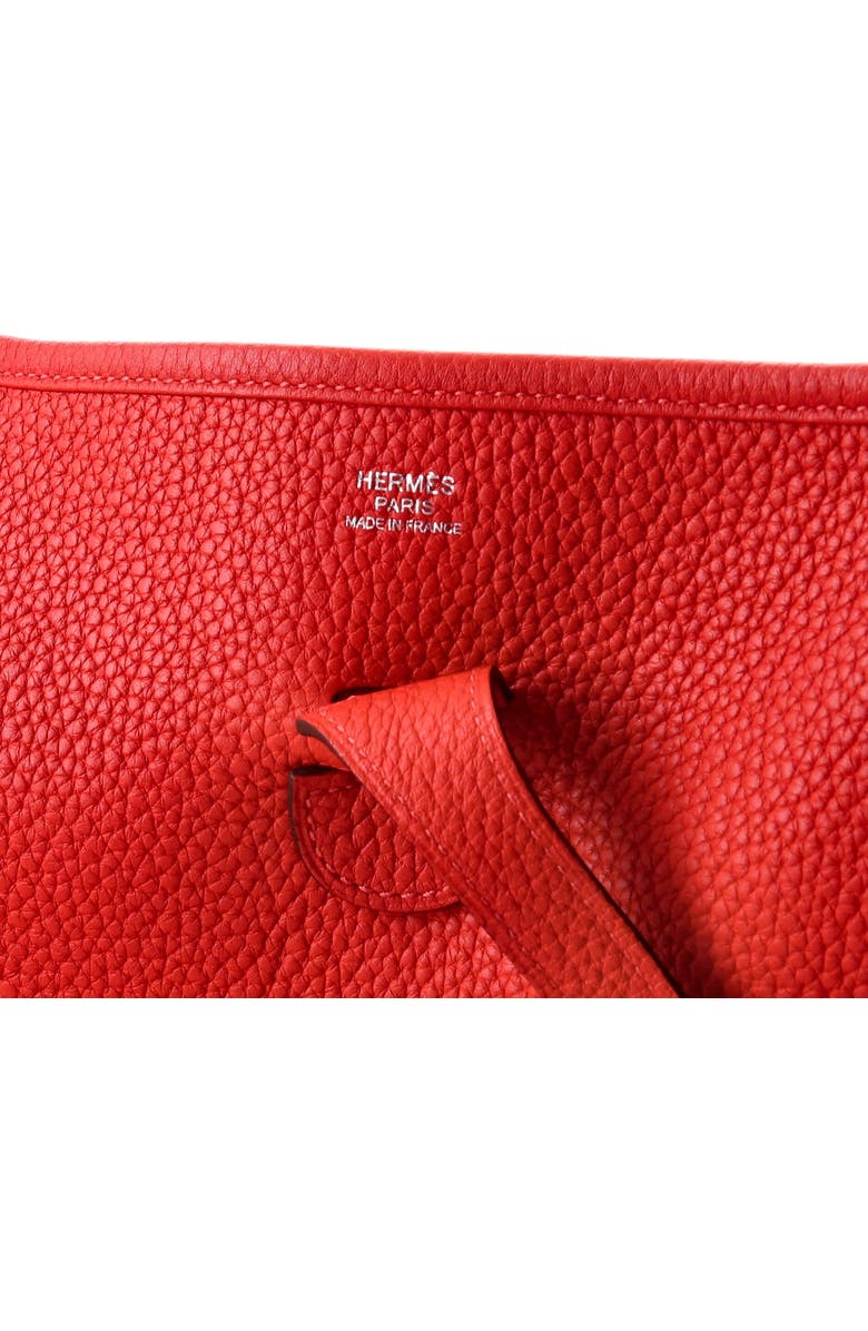 Pre-Owned Hermes Evelyne Bag Gen III Clemence PM, Alternate, color, Rouge Pivoine
