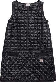 Moncler Sleeveless Quilted Nylon Dress