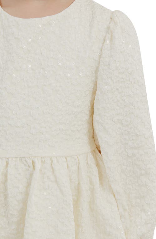 BARDOT JUNIOR BARDOT JUNIOR KIDS' MIRAE LONG SLEEVE SEQUIN DRESS 