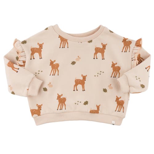 Oh Baby! Brand Deer Print Slouch- Infant In Neutral