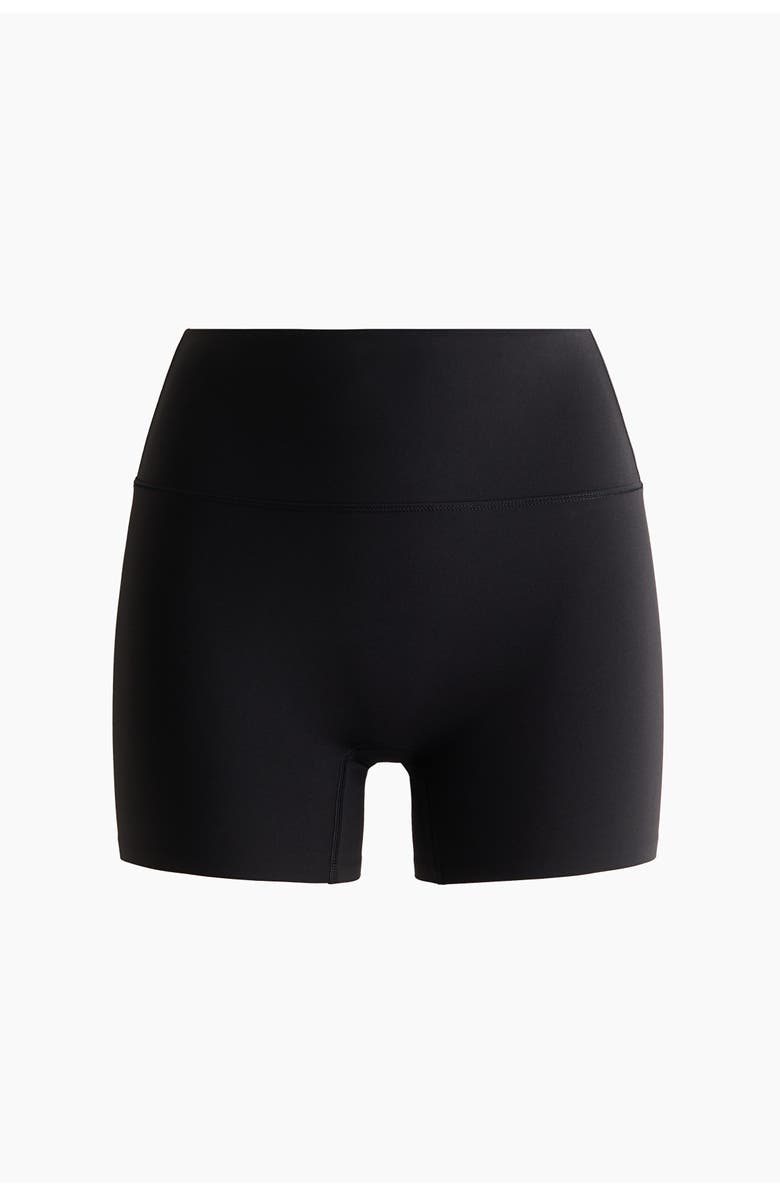 H&M Sports Hotpants With Sculptmove, Alternate, color, Black