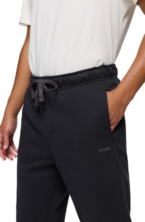 Prana Fleece Sweatpants In Black