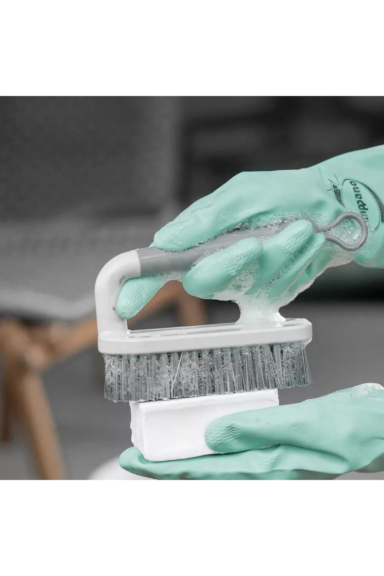 All Purpose Heavy Duty Ergonomic Scrub Brush, Alternate, color, White