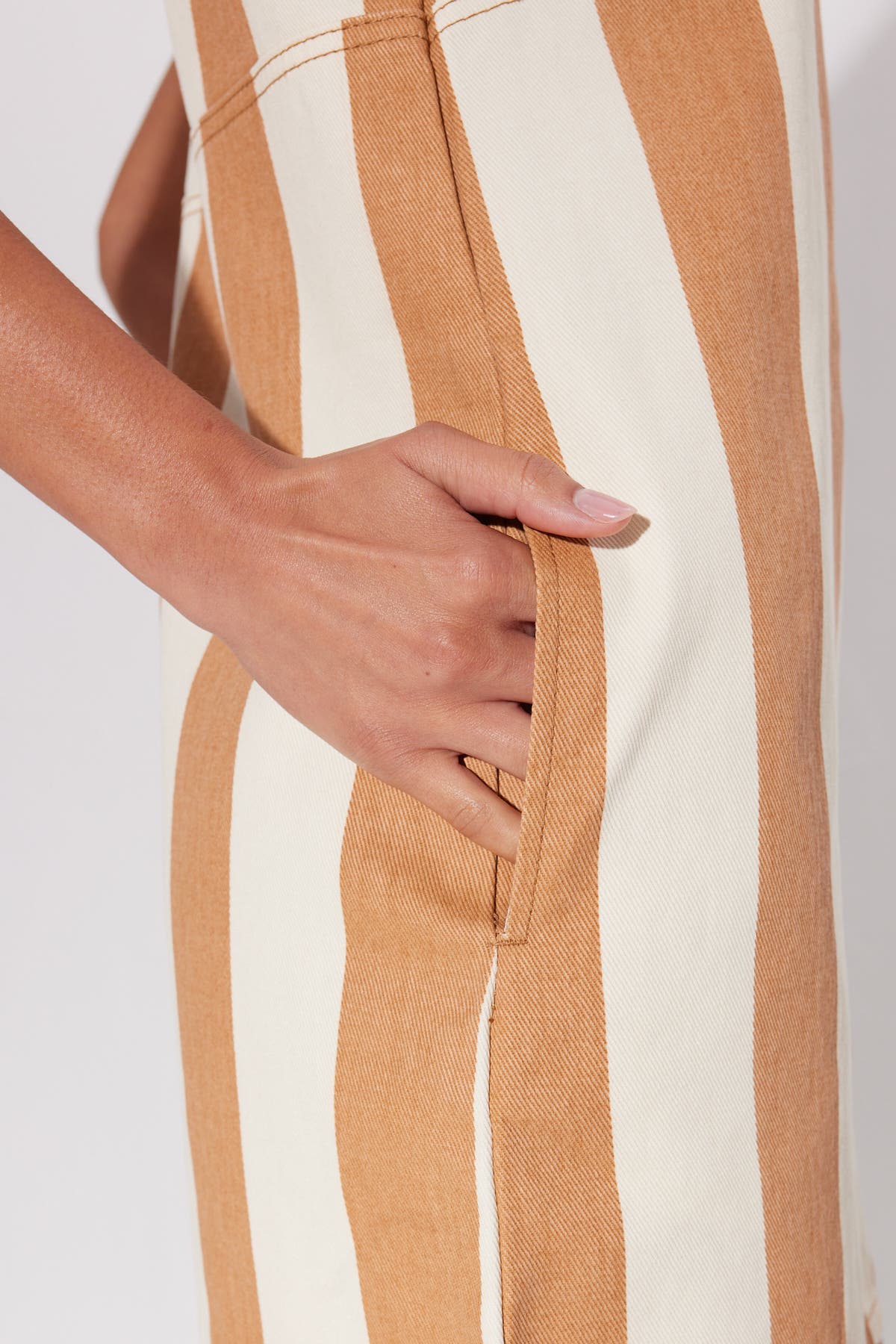 sahara striped denim dress SIMONMILLER Sahara Striped Denim Dress