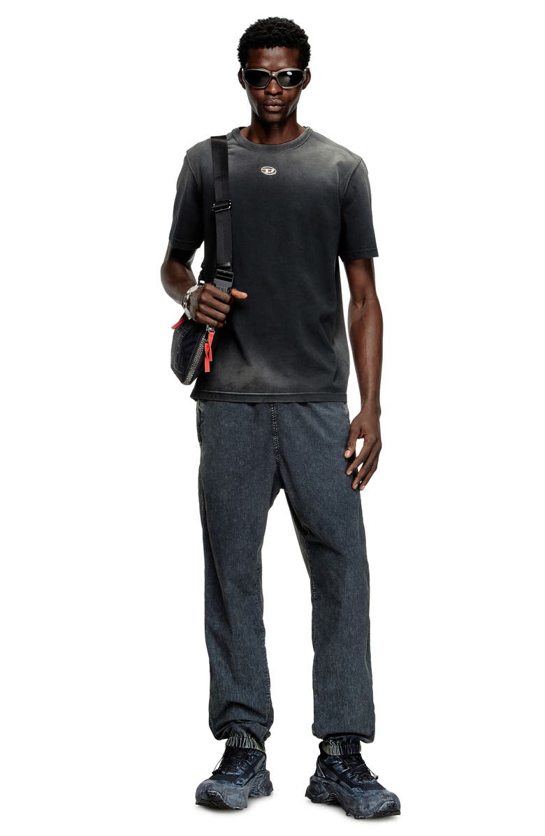 DIESEL<sup>®</sup> T-Adjust-T1 Ombré Cotton T-Shirt, Alternate, color, Deep/ Black