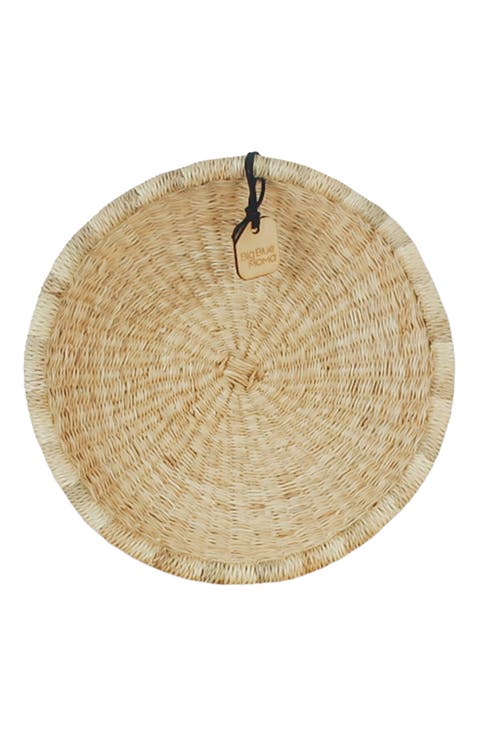 Bolga Tray Basket Lg  Natural Palette