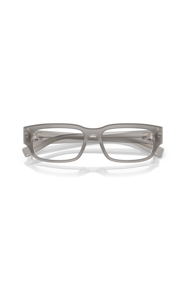 Dolce&Gabbana 55mm Rectangle optical glasses, Alternate, color, Grey