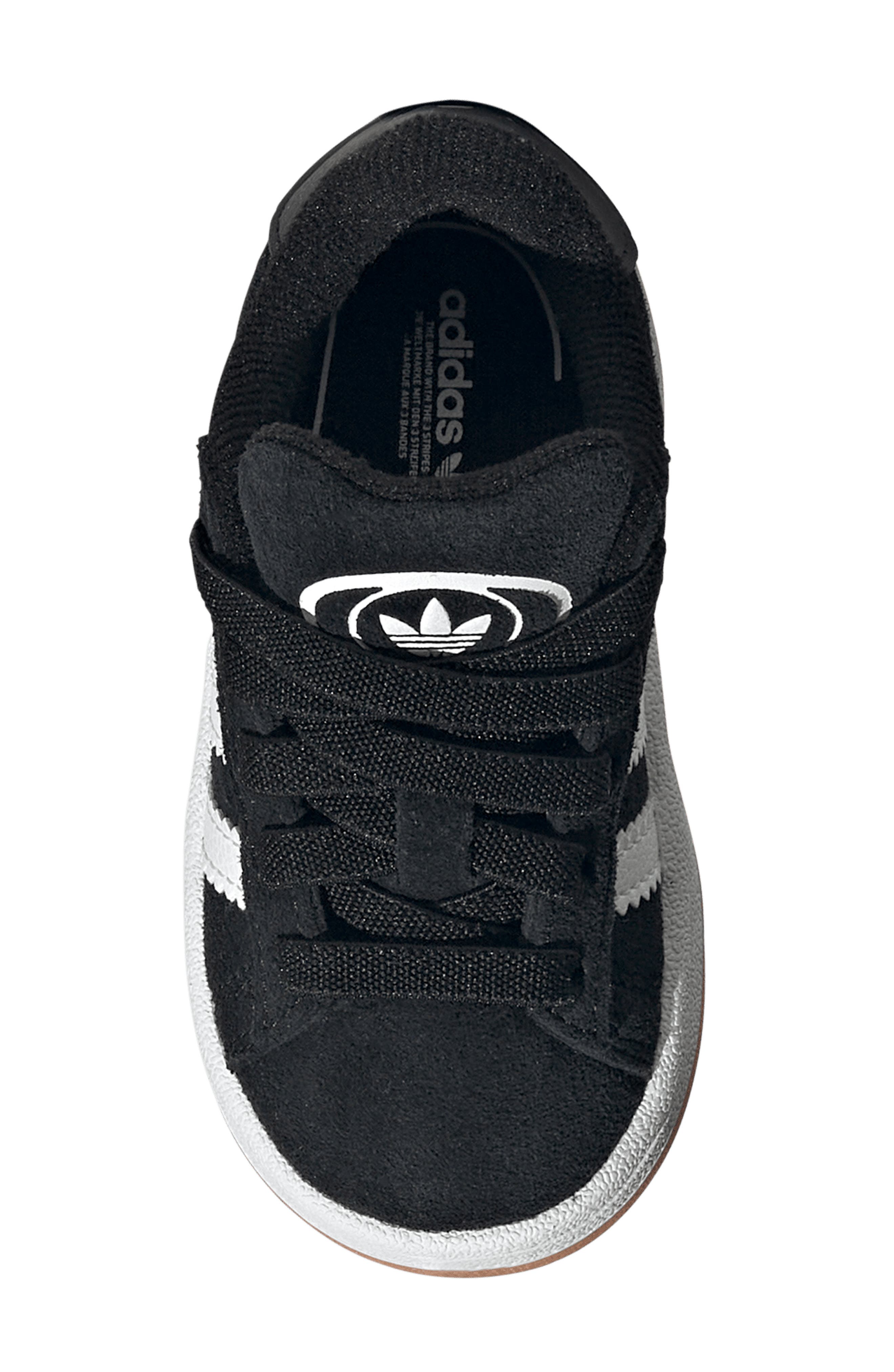 adidas Kids
 Campus 00s Sneaker, Alternate, color, Black/ White/ White