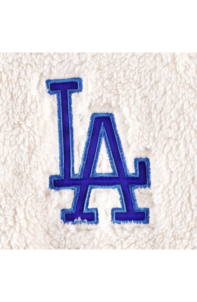 G-III 4HER BY CARL BANKS Women's G-III 4Her by Carl Banks Oatmeal/Royal Los Angeles Dodgers Shuffle It Raglan Full-Zip Hoodie, Alternate, color,