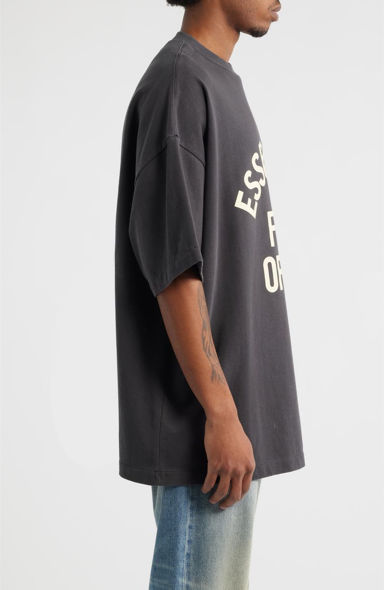 Fear of God Essentials Campus '90s Short Sleeve Logo Graphic T-Shirt, Alternate, color, 