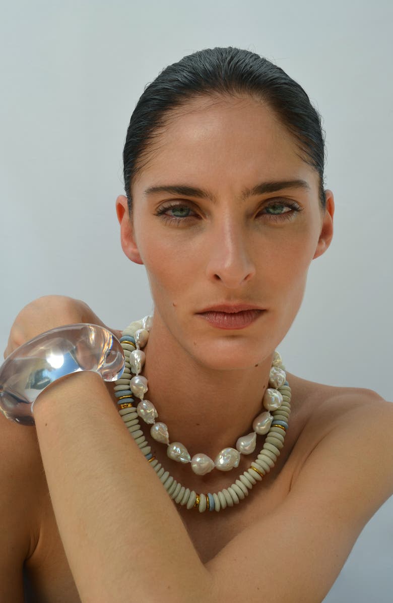 Lizzie Fortunato Laguna Beaded Necklace, Alternate, color, 