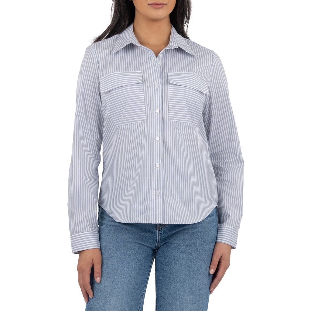 Kut From The Kloth Analeah Stretch Cotton Button-up Shirt