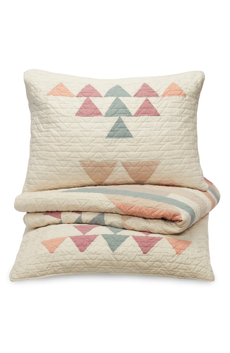 Pendleton Palm Canyon Cotton Quilt & Sham Set, Main, color, 