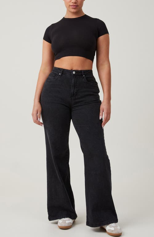 COTTON ON COTTON ON CURVY STRETCH WIDE JEAN