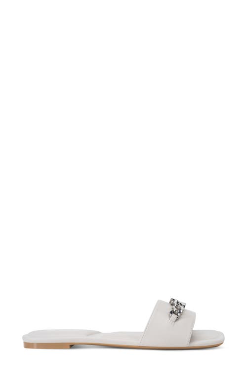 Dkny Dania Slide Sandal In Soft White