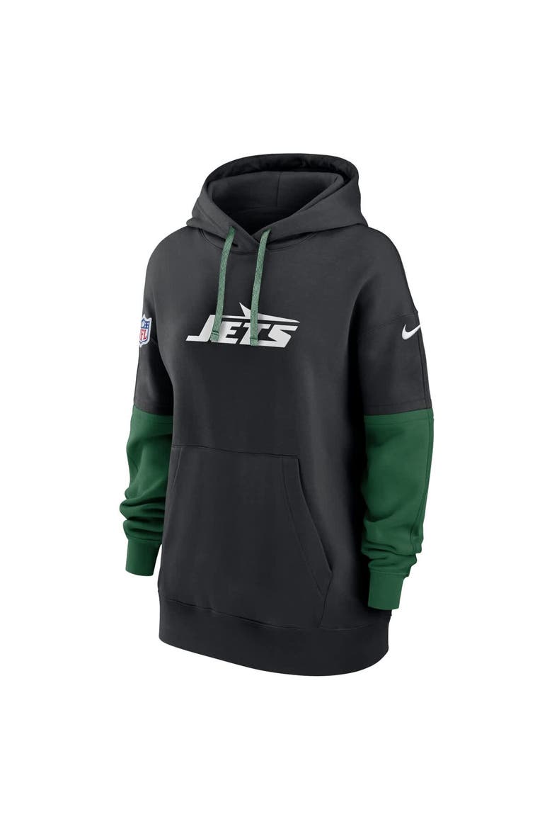 Women's Nike Black New York Jets Sideline Essential Hoodie, Alternate, color, Black