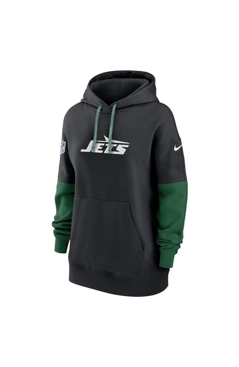 Nike Women's Nike Black New York Jets Sideline Essential Hoodie, Alternate, color, Black