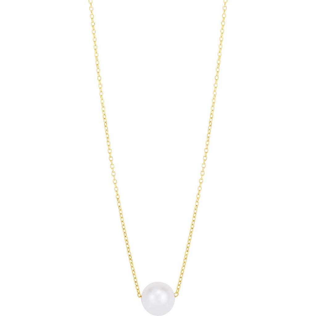 The Lovery Fine Jewelry Single Pearl Necklace In Gold