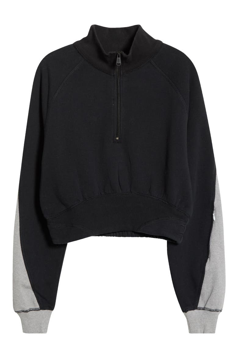 FP Movement Out of the Park Half Zip Pullover, Main, color, BLACK