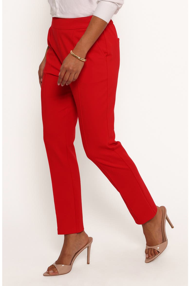 Martina Tapered Leg Pants, Alternate, color, RED