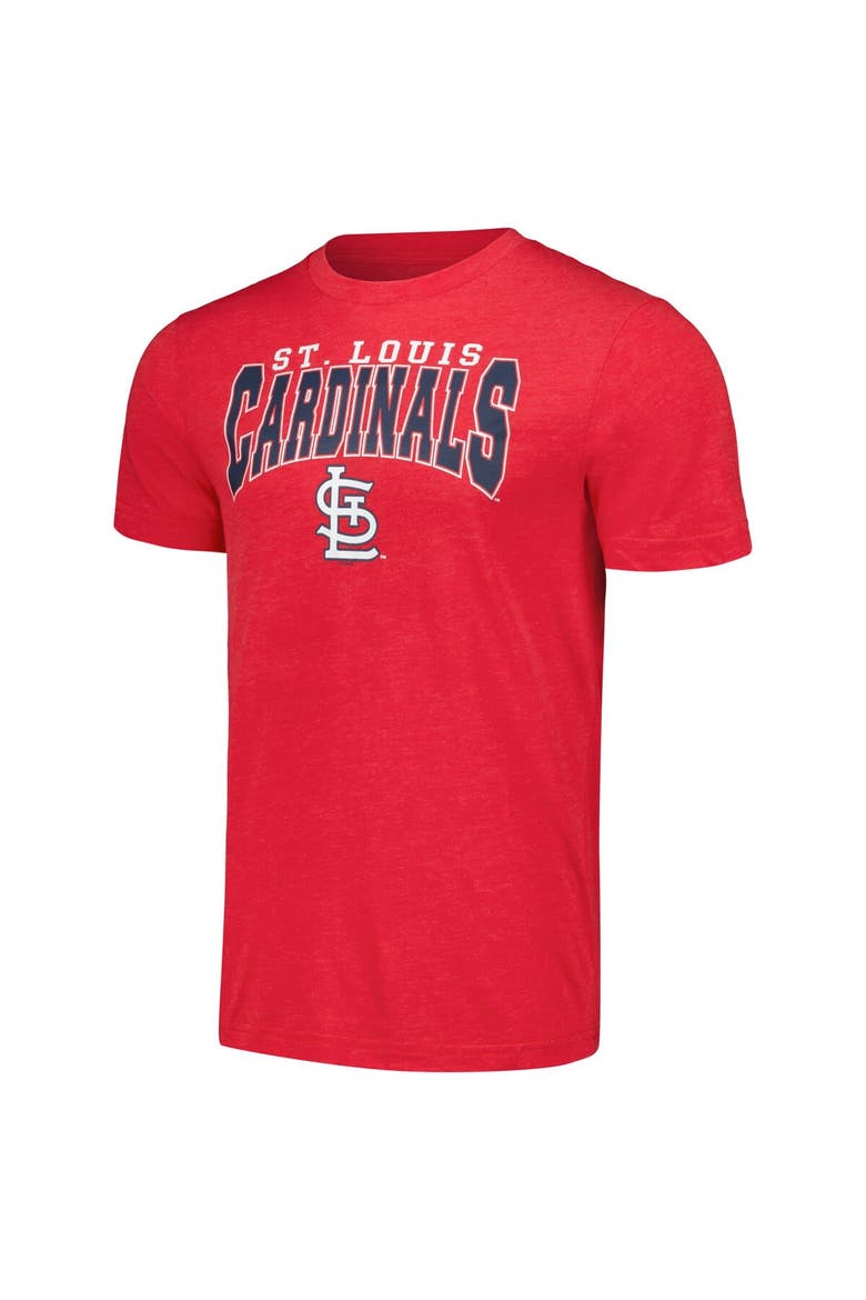 Men's Concepts Sport Charcoal/Red St. Louis Cardinals Meter T-Shirt & Pants Sleep Set, Alternate, color, Charcoal