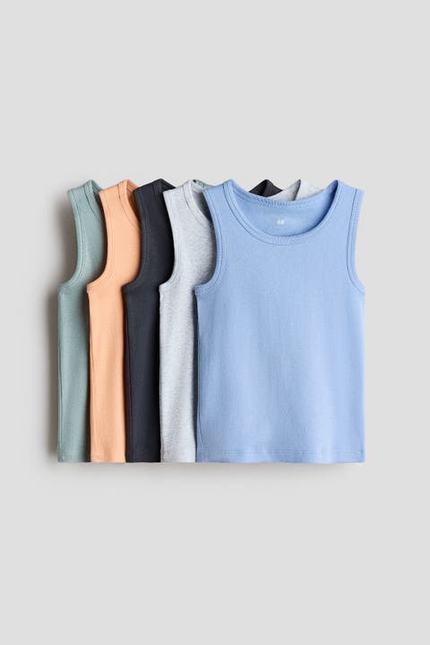 5-pack Cotton Vest Tops