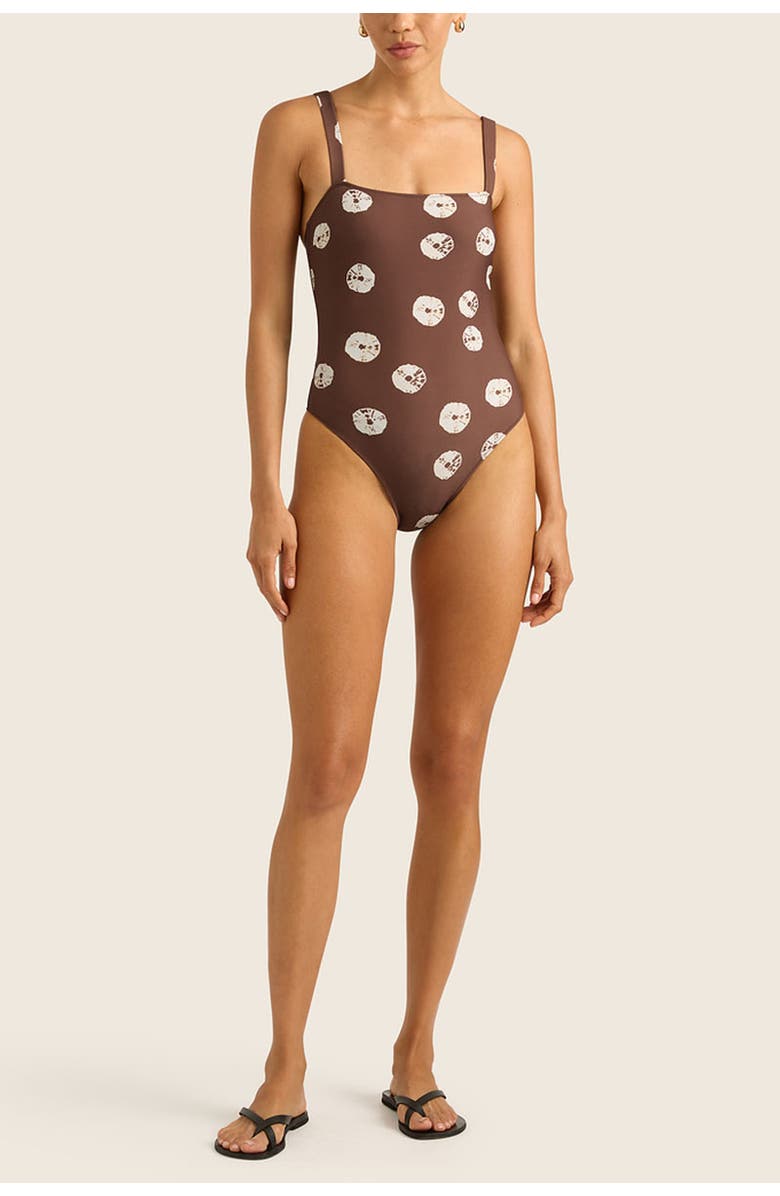 HOPE AND MAY Palma One Piece Print Swimsuit, Main, color,