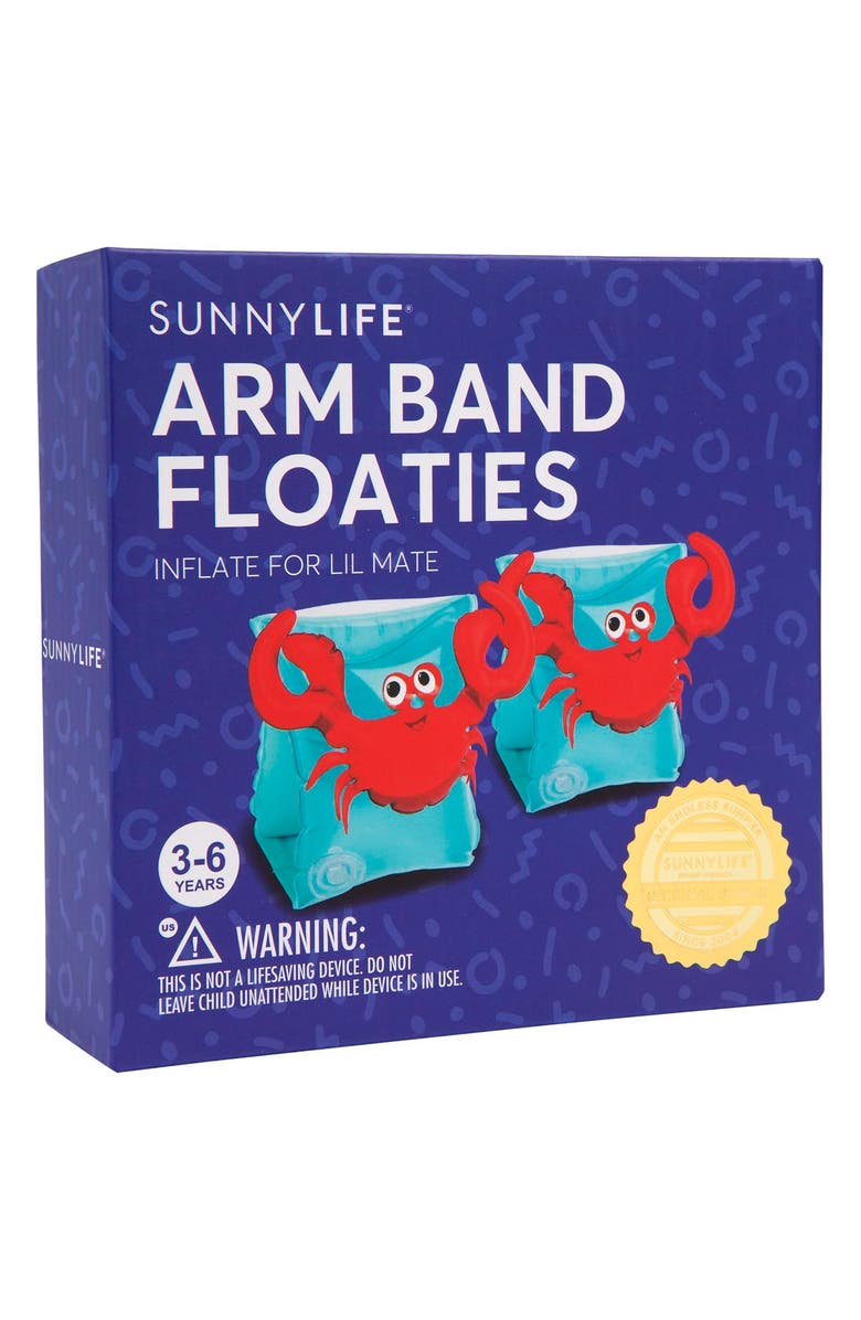 Sunnylife Set of 2 Crabby Armband Floaties, Alternate, color, 