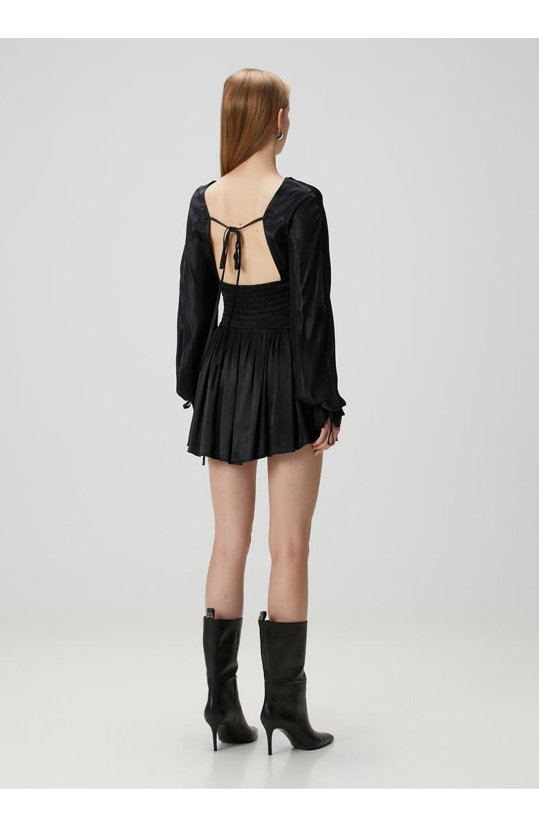 PCFG Long Sleeve Mini Dress, Alternate, color, Black