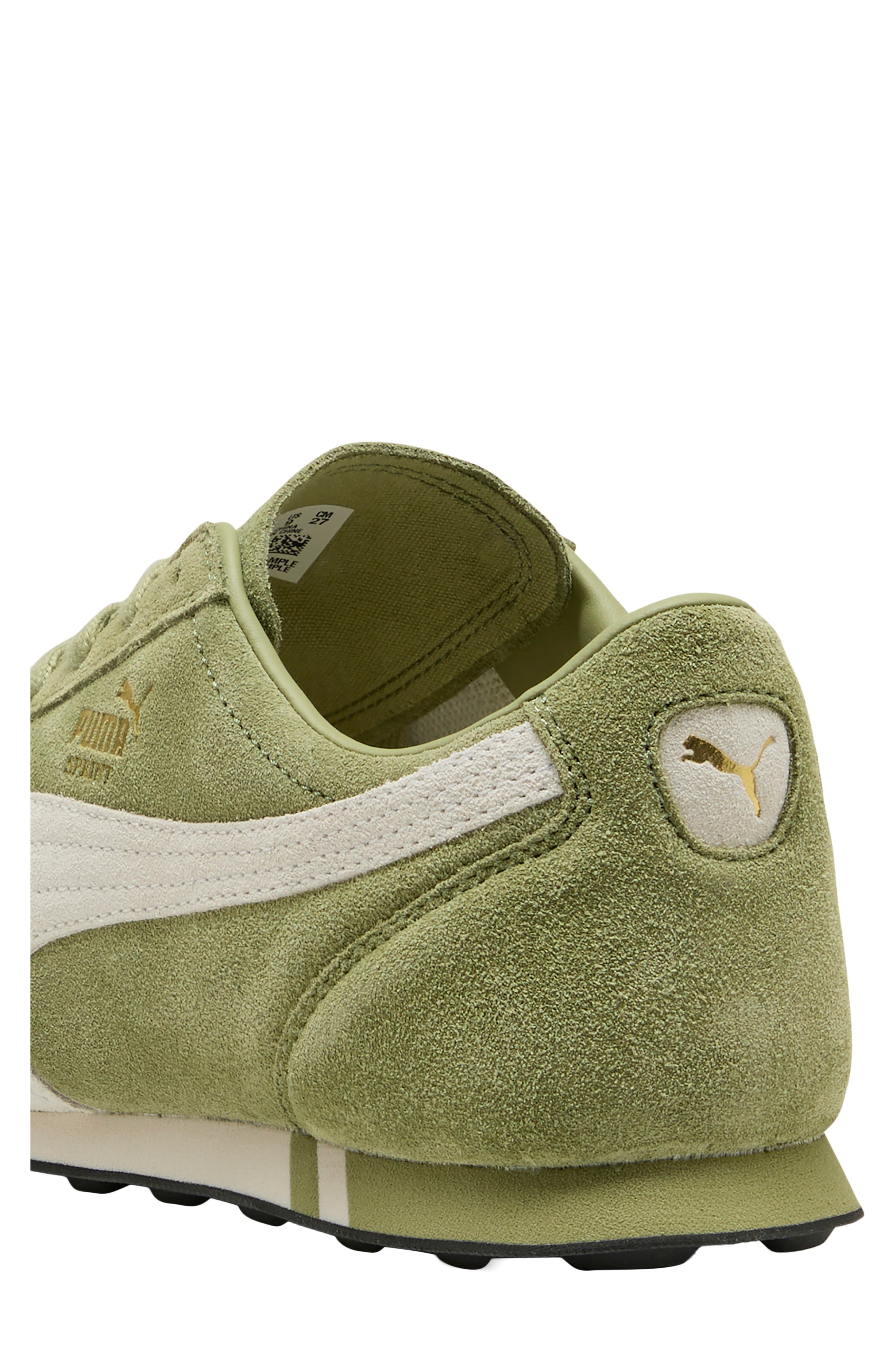 Sprint Suede Sneaker, Alternate, color, CALMING GREEN/ WARM WHITE