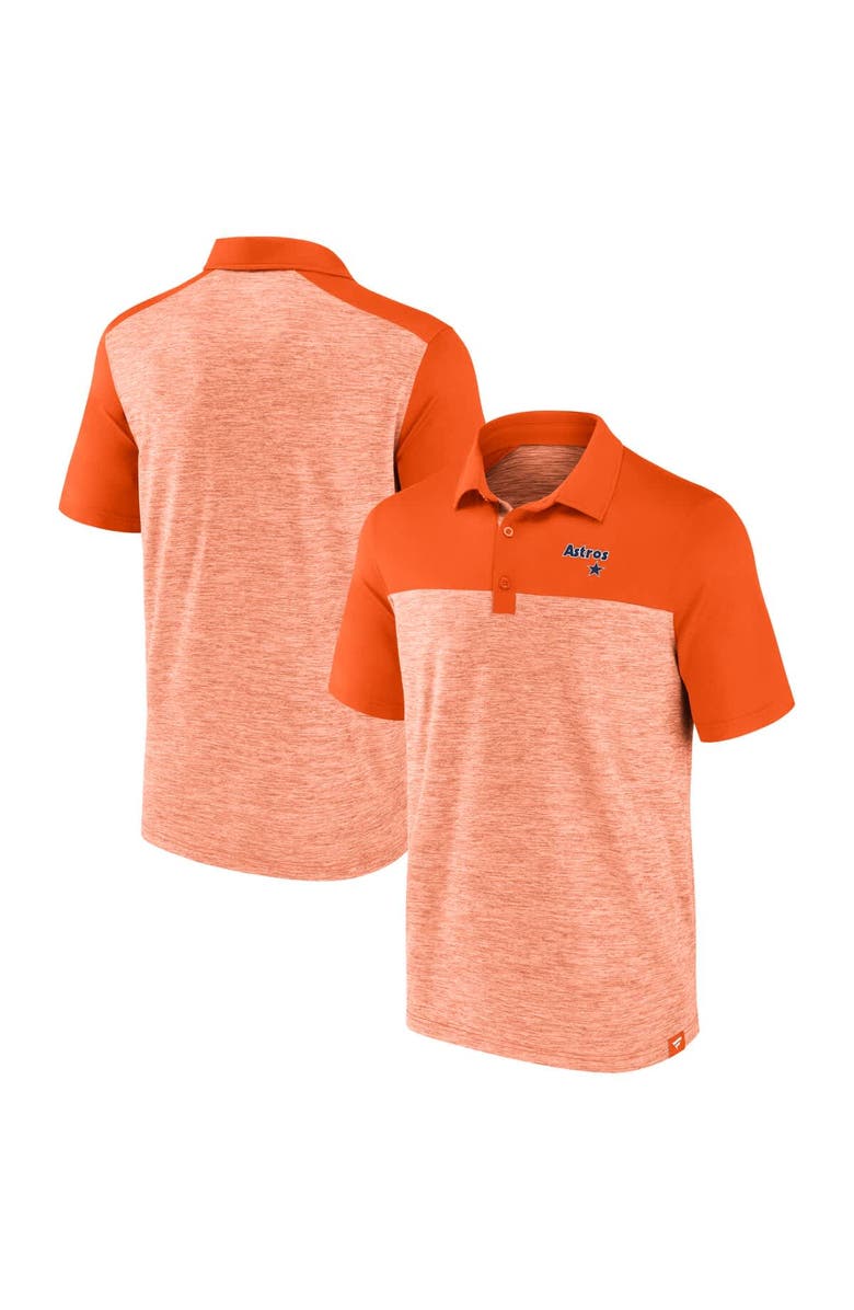 FANATICS Men's Fanatics Orange Houston Astros True Classics Avid Fan Brushed Polo, Alternate, color, Orange