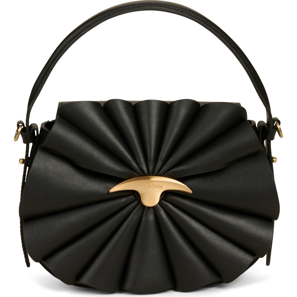 Shop Cult Gaia Janine Leather Top Handle Bag In Black