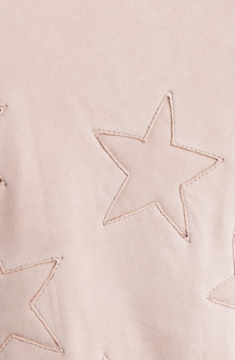 MAURITIUS Misty Star Back Detail Leather Moto Jacket, Alternate, color, 