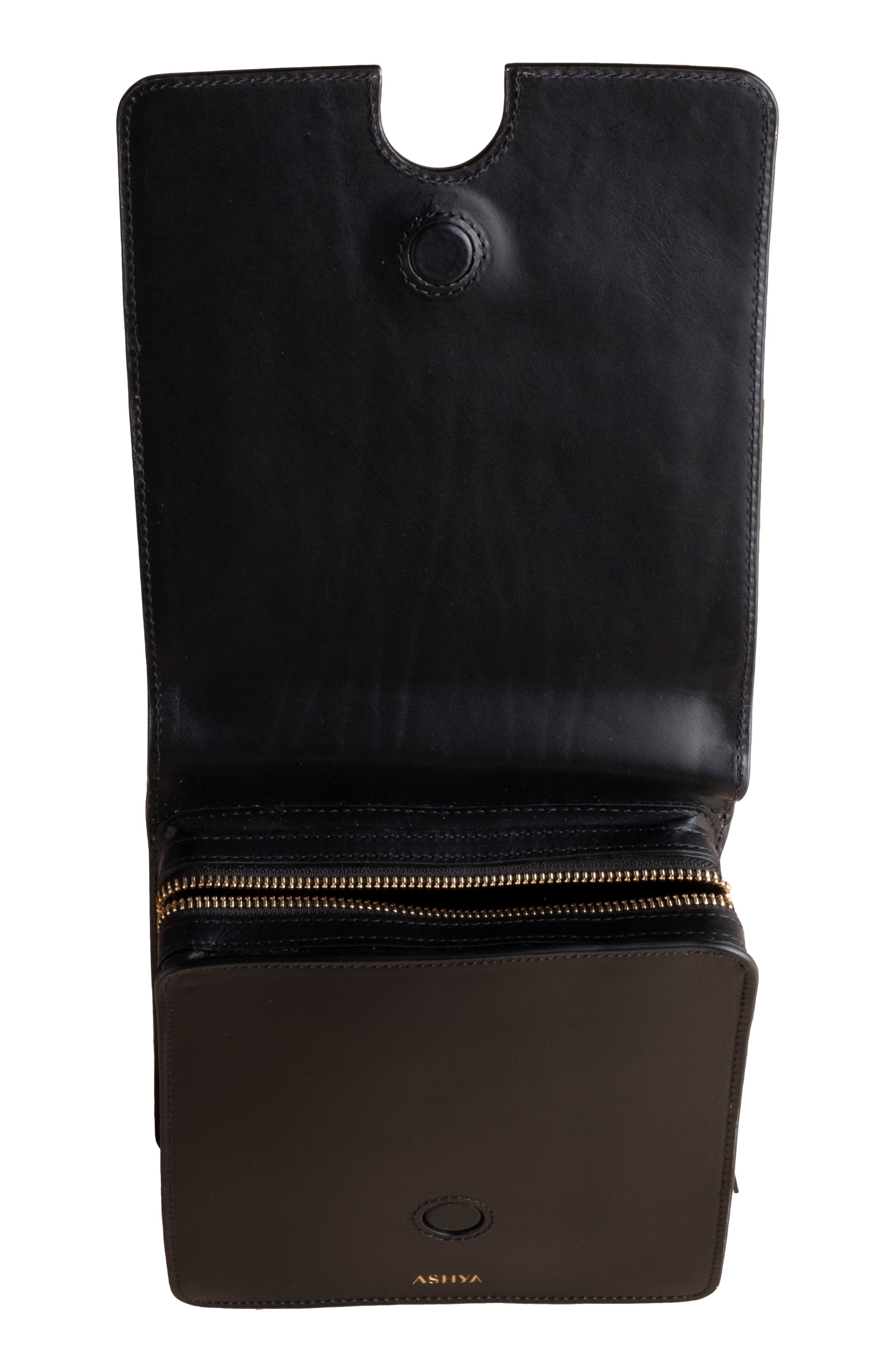 ASHYA Mini Shema Embossed Leather Slingback Bag, Alternate, color, 