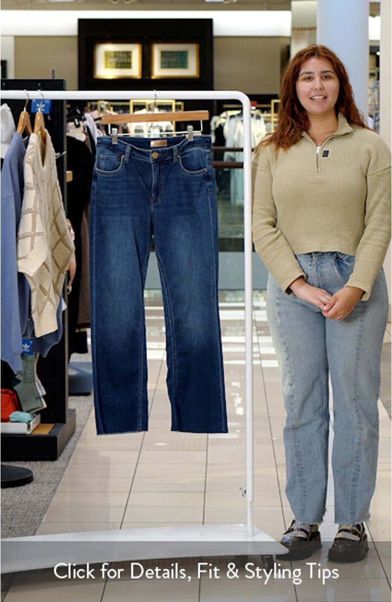 Kelsey Raw Hem Kick Flare Jeans, sales video thumbnail