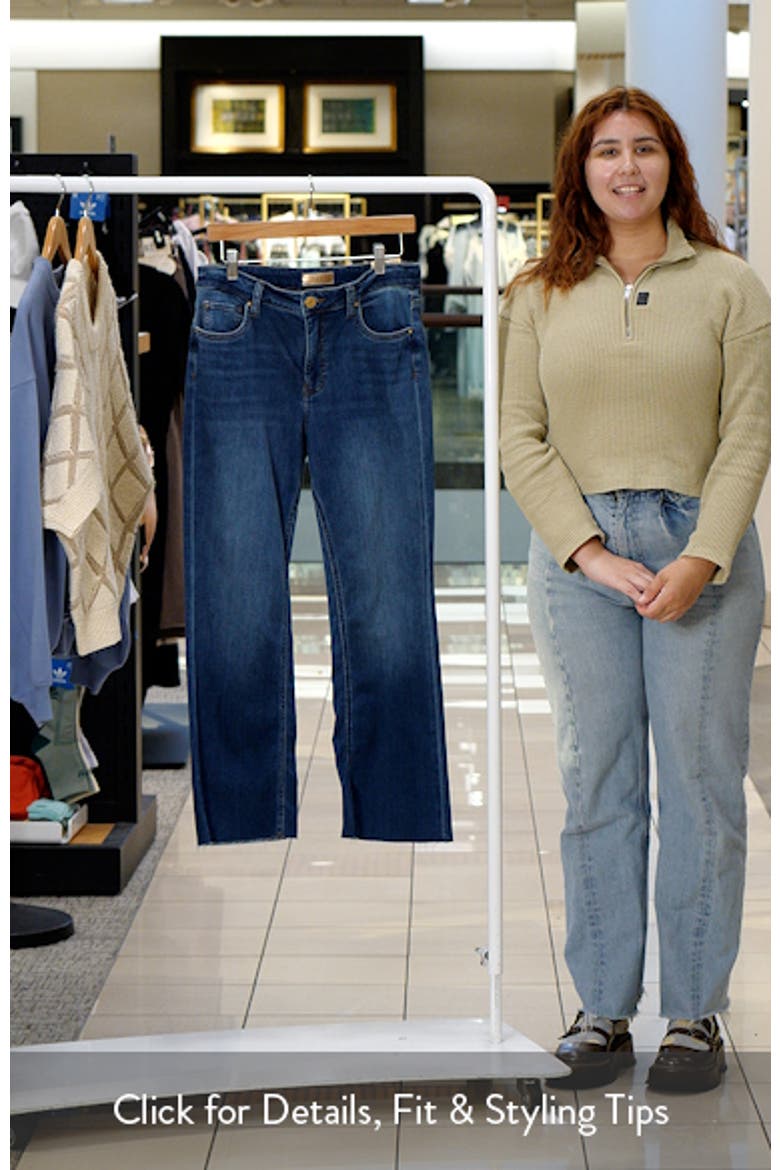 Kelsey Raw Hem Kick Flare Jeans video