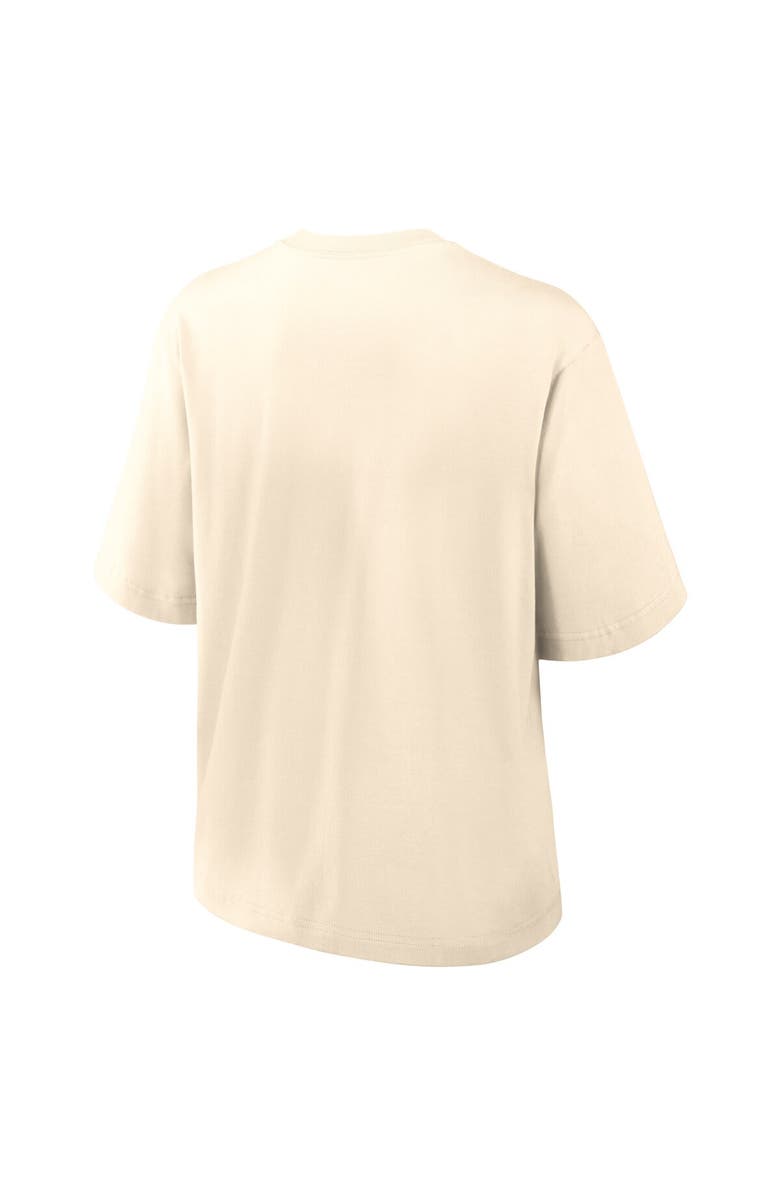 Nike Women's Nike Natural Los Angeles Dodgers City Connect Logo Boxy T-Shirt, Alternate, color, 