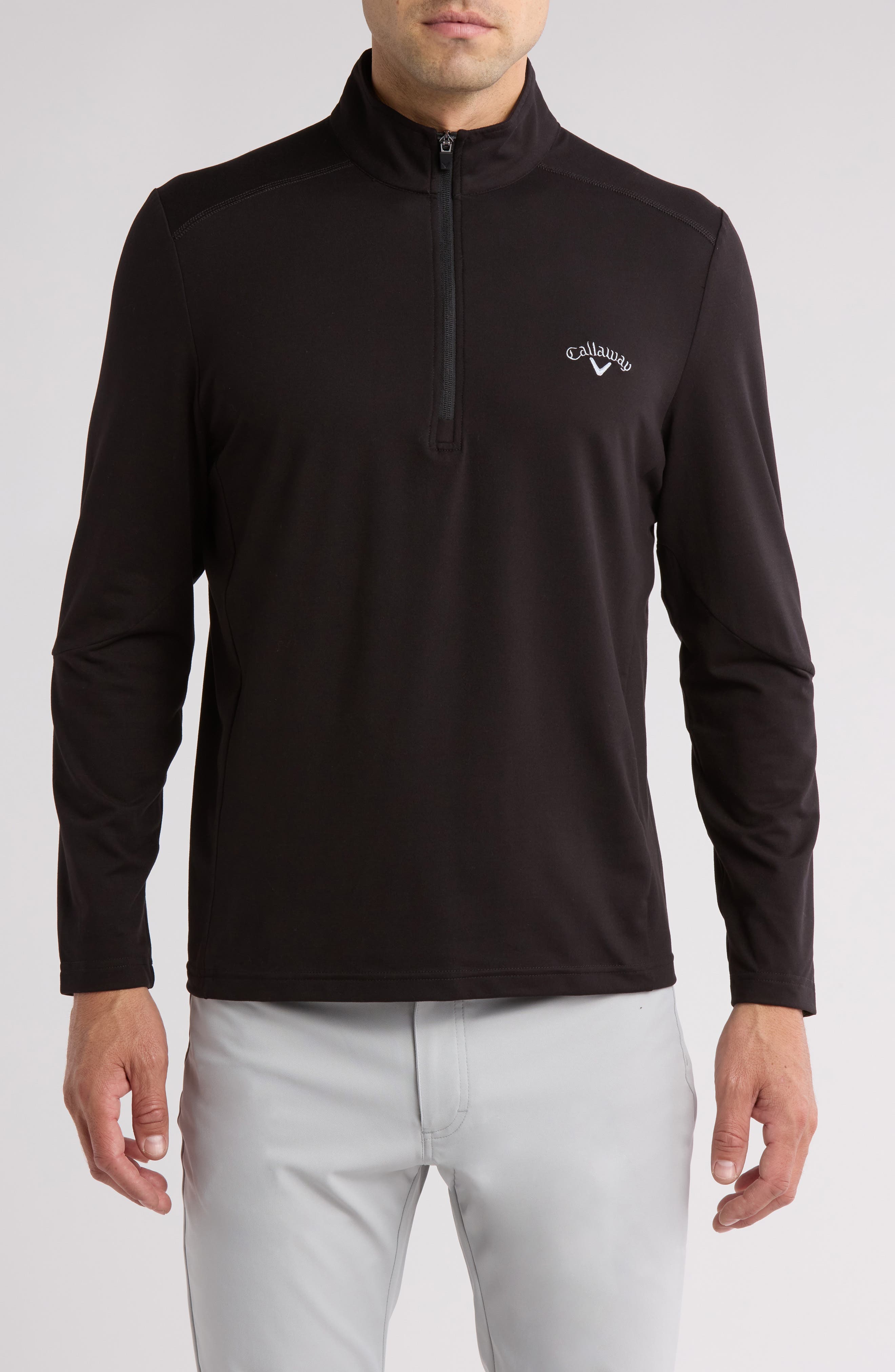 Callaway Golf® Lux Touch 1/4 Zip Long Sleeve Pullover