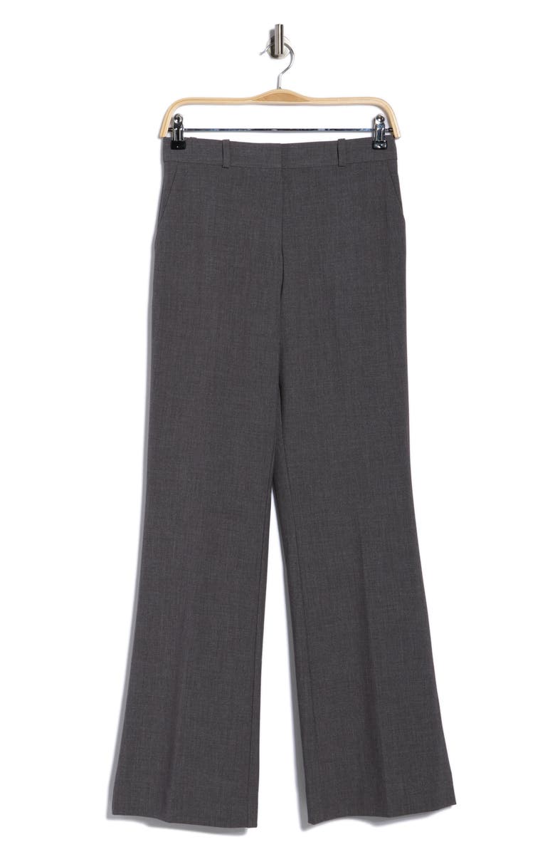 NORDSTROM RACK Flare Leg Pants, Alternate, color, Grey Charcoal Heather