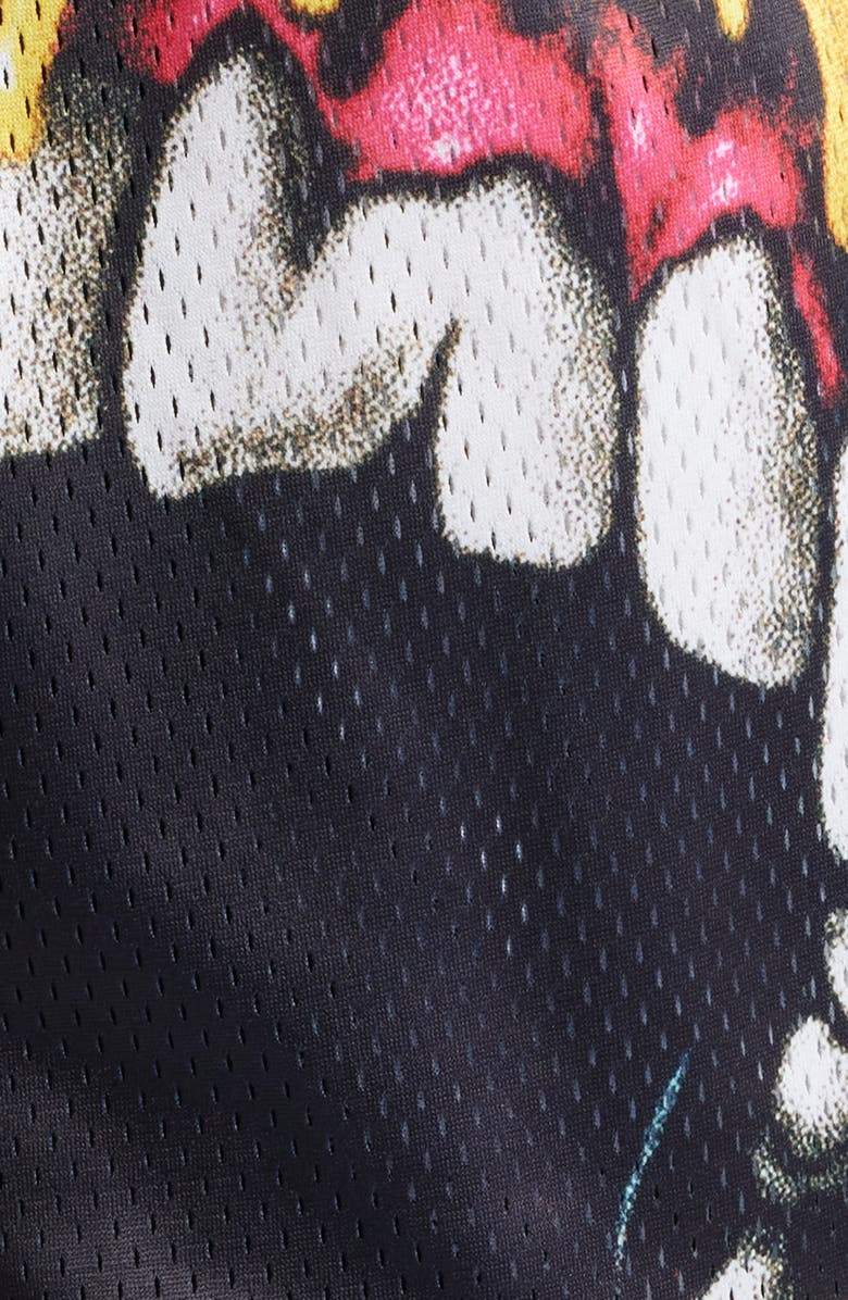 Rolling Loud Loud Mouth Mesh Shorts, Alternate, color, Black Multi