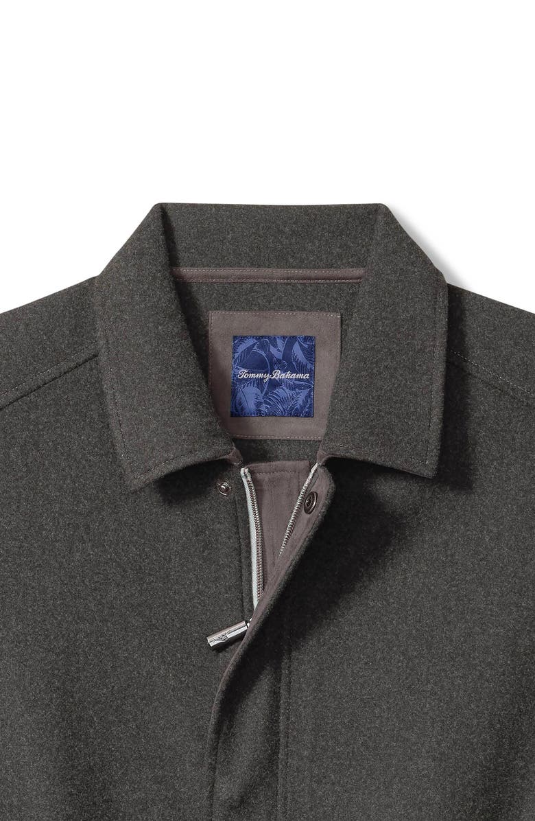 Tommy Bahama Silver Lake Bomber Jacket, Alternate, color, Coal Heather