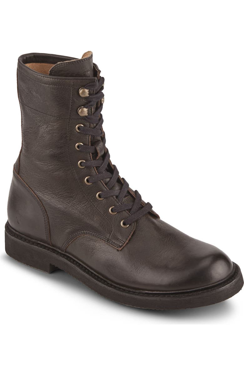 Frye Dean Combat Boot, Main, color, Chocolate