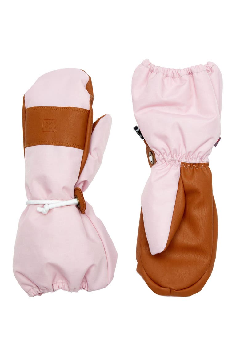 Waterproof Ski Mitten, Alternate, color, Ballerina Pink
