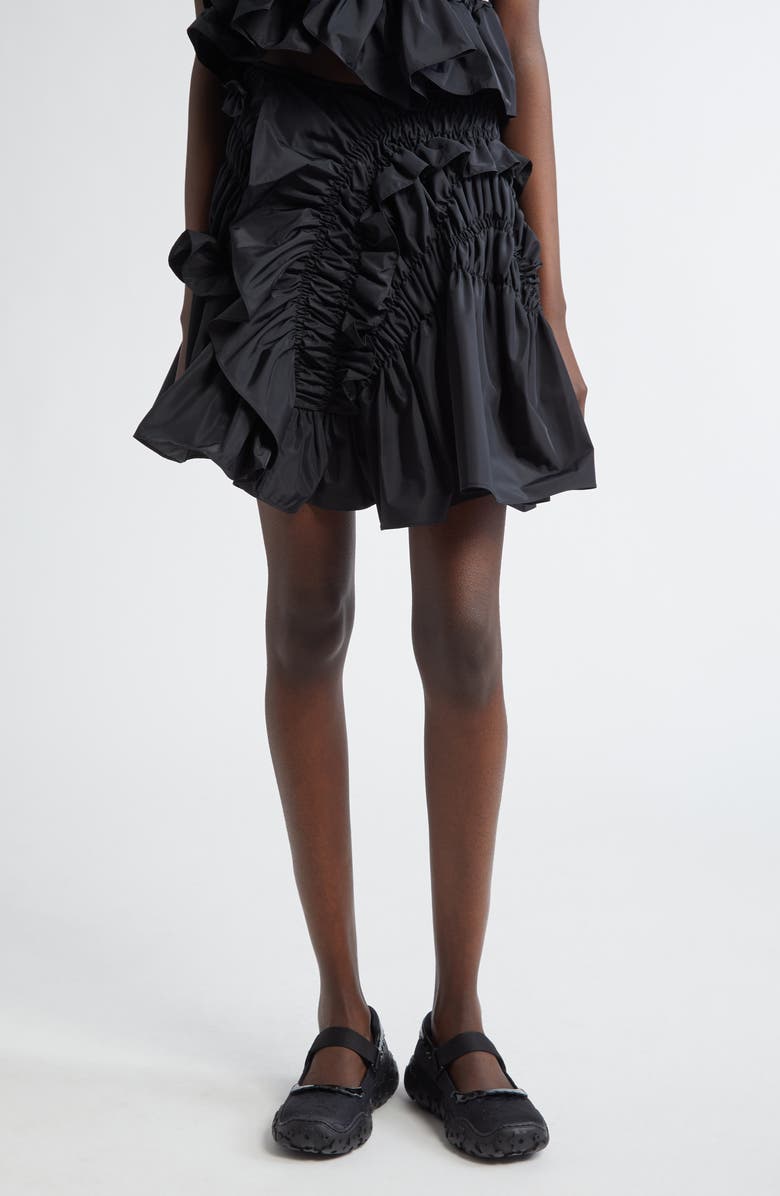 Cecilie Bahnsen Odessa Recycled Faille Skirt, Main, color, 