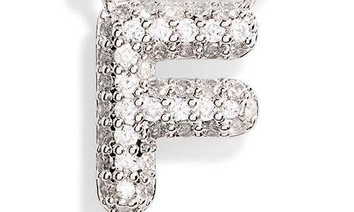 Leith Cubic Zirconia Initial Pendant Necklace
