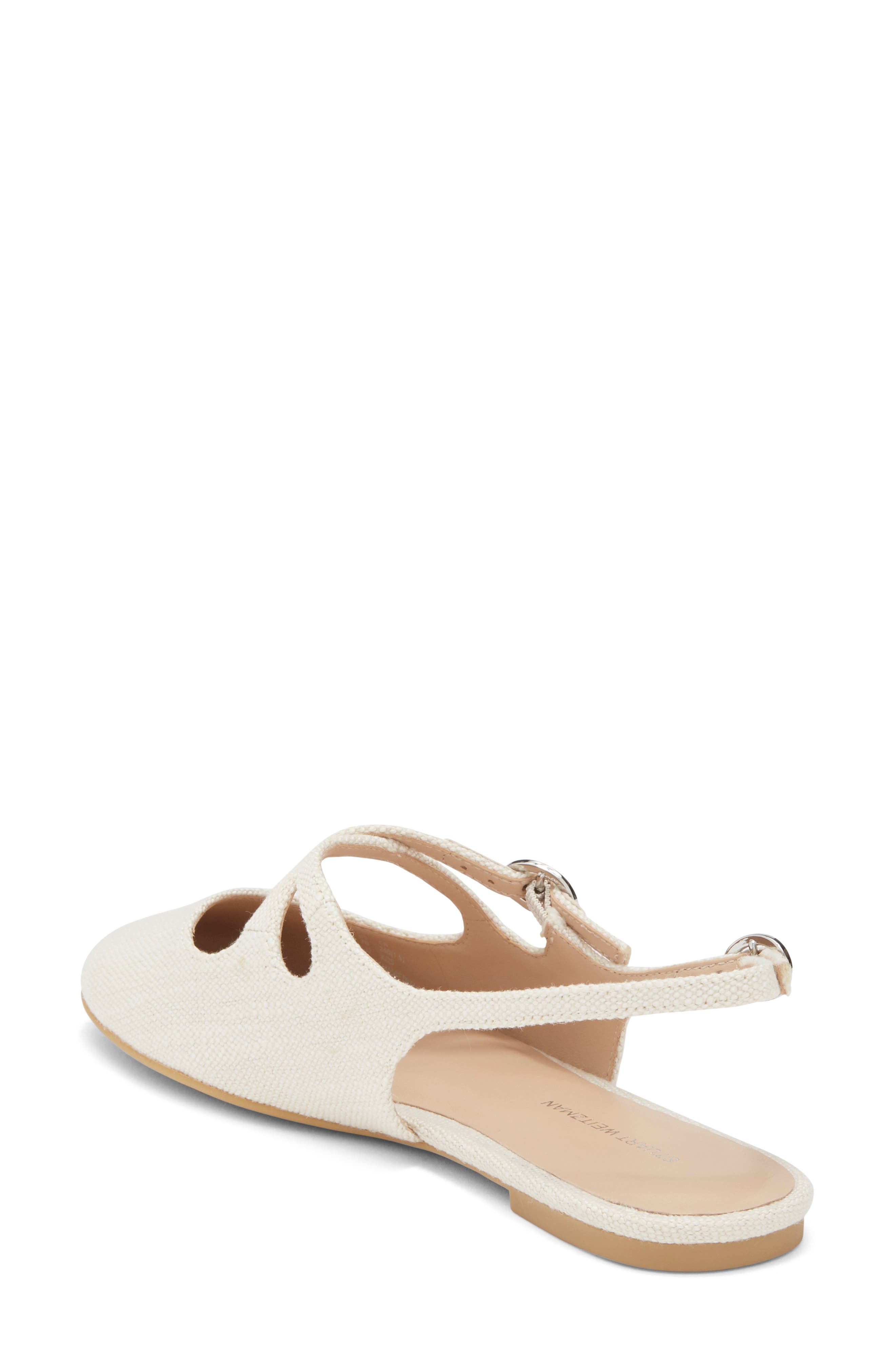 Stuart Weitzman Clover Slingback Mule, Alternate, color, Natural