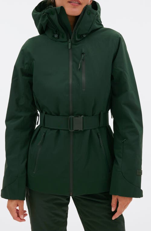 Halfdays Aston Belted Ski Jacket in Alpine Green  product