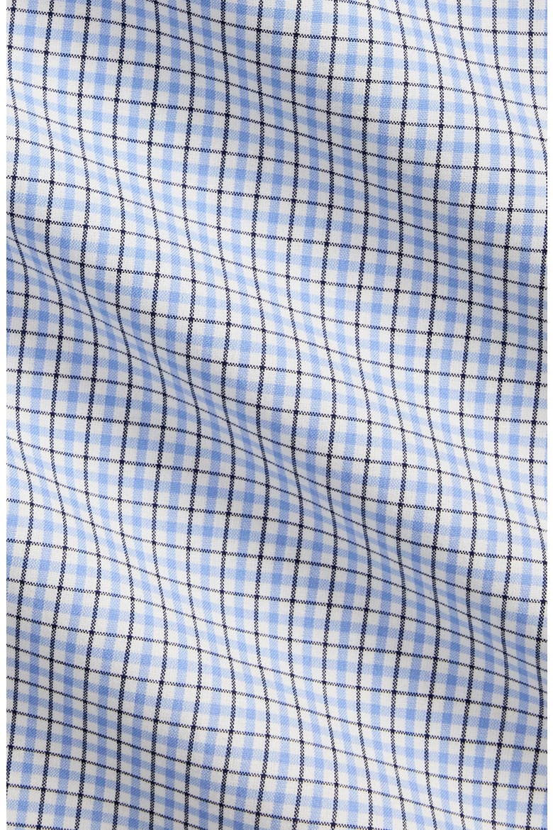 Classic Fit Check Cotton Poplin Button-Down Shirt, Alternate, color, BLUE MULTI