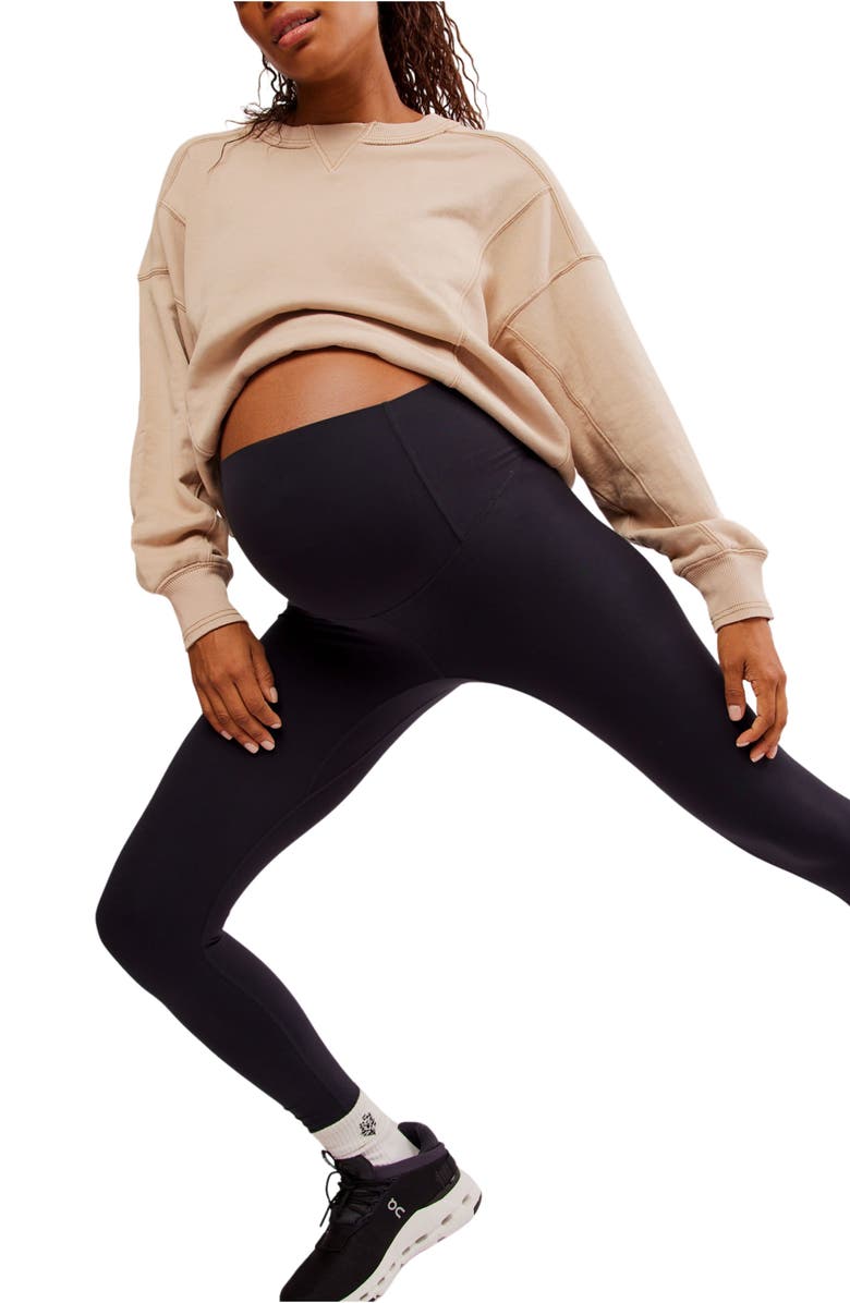 Free People x Hatch Never Better Maternity Leggings, Alternate, color,
