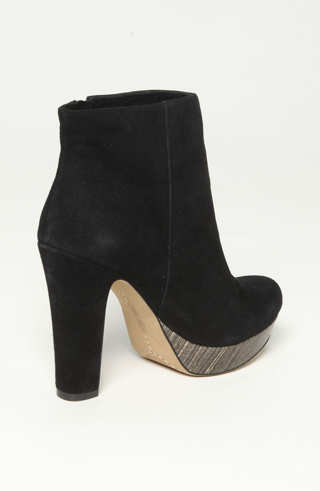 'Jerra' Bootie, Alternate, color, BLACK/ GOLDEN BLACK